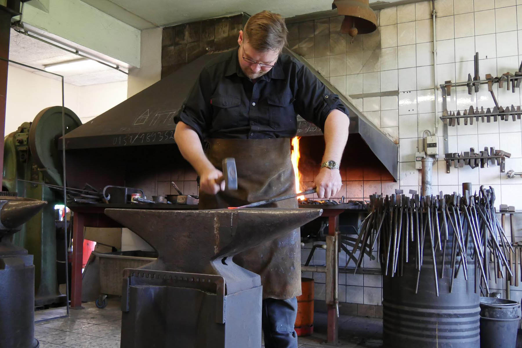 Schmiede Petzel Schmiedekurs in der Schmiede Petzel